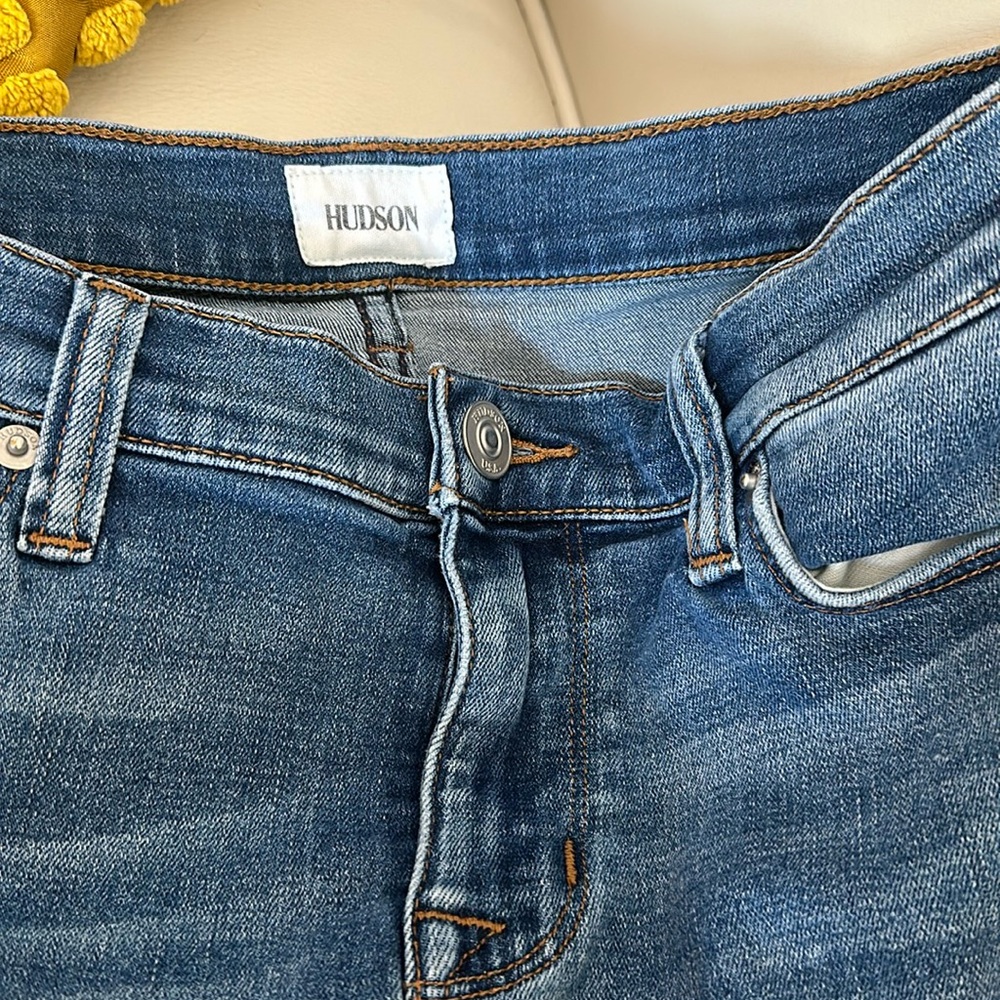 👖 Hudson Krista Ankle Super Skinny Jeans - Size 28- Medium Wash!